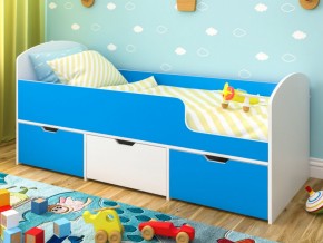 Кровать Малыш Мини Белое дерево-Голубой в Добрянке - dobryanka.magazinmebel.ru | фото - изображение 1