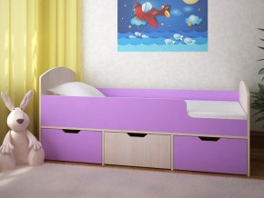 Кровать Малыш Мини Дуб молочный-Ирис в Добрянке - dobryanka.magazinmebel.ru | фото