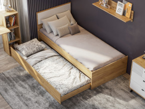 Кровать одинарная Милан выкатная с настилом в Добрянке - dobryanka.magazinmebel.ru | фото - изображение 1
