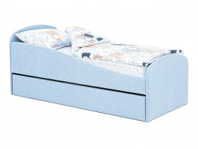 Кровать с ящиком Letmo небесный (рогожка) в Добрянке - dobryanka.magazinmebel.ru | фото - изображение 11