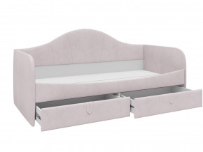 Кровать с мягкой обивкой Алиса ПМ-332.18 велюр розовый в Добрянке - dobryanka.magazinmebel.ru | фото - изображение 2