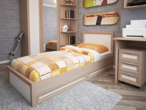 Кровать с настилом Остин модуль 21 с ящиками 24 в Добрянке - dobryanka.magazinmebel.ru | фото