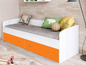 Кровать с выкатными ящиками Винтерберг, оранжевый в Добрянке - dobryanka.magazinmebel.ru | фото