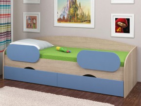 Кровать Соня 2 сонома-голубой в Добрянке - dobryanka.magazinmebel.ru | фото - изображение 2