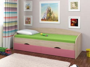 Кровать Соня 2 сонома-розовый в Добрянке - dobryanka.magazinmebel.ru | фото