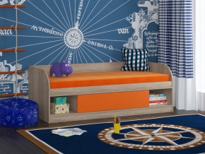 Кровать Соня 4 сонома-оранжевый в Добрянке - dobryanka.magazinmebel.ru | фото - изображение 1