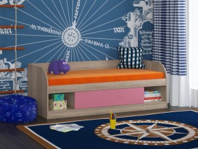 Кровать Соня 4 сонома-розовый в Добрянке - dobryanka.magazinmebel.ru | фото