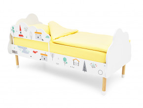 Кровать Stumpa Облако с бортиком рисунок Шале в Добрянке - dobryanka.magazinmebel.ru | фото - изображение 1