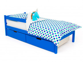 Кровать Svogen classic с ящиками и бортиком синий в Добрянке - dobryanka.magazinmebel.ru | фото