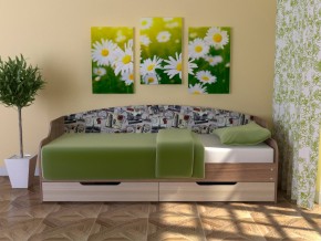 Кровать Юниор Тип 2 Микровелюр-марки 800х1600 в Добрянке - dobryanka.magazinmebel.ru | фото - изображение 1