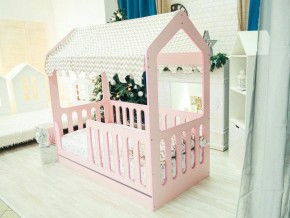 Кроватка-Домик с ящиком розовая в Добрянке - dobryanka.magazinmebel.ru | фото