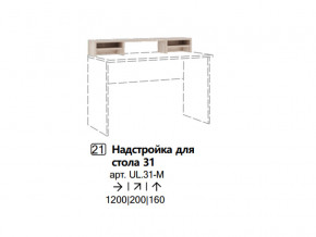 Надстройка для стола 31 (Полка) в Добрянке - dobryanka.magazinmebel.ru | фото