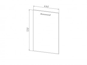 П 45 Комплект для посудомоечной машины 450 мм (цоколь + фасад) ЛДСП в Добрянке - dobryanka.magazinmebel.ru | фото
