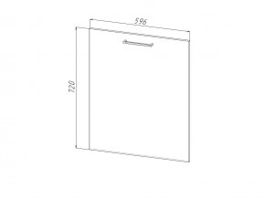 П 60 Комплект для посудомоечной машины 600 мм (цоколь + фасад) ЛДСП в Добрянке - dobryanka.magazinmebel.ru | фото