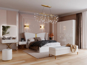 Спальня Рише белый глянец с перламутром в Добрянке - dobryanka.magazinmebel.ru | фото
