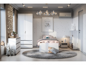 Спальня Токио Белый текстурный в Добрянке - dobryanka.magazinmebel.ru | фото - изображение 8