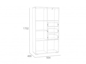 Стеллаж Элиот НМ 041.73 в Добрянке - dobryanka.magazinmebel.ru | фото - изображение 2