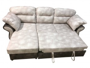 Угловой диван Сфера бежевый и коричневый в Добрянке - dobryanka.magazinmebel.ru | фото - изображение 2