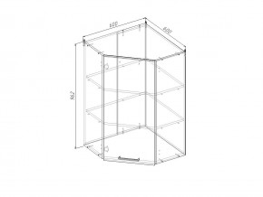 ВУ9 Модуль верхний Угловой МВУ9 в Добрянке - dobryanka.magazinmebel.ru | фото