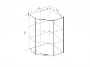 ВУП960 Модуль верхний Угловой МВУ9 в Добрянке - dobryanka.magazinmebel.ru | фото